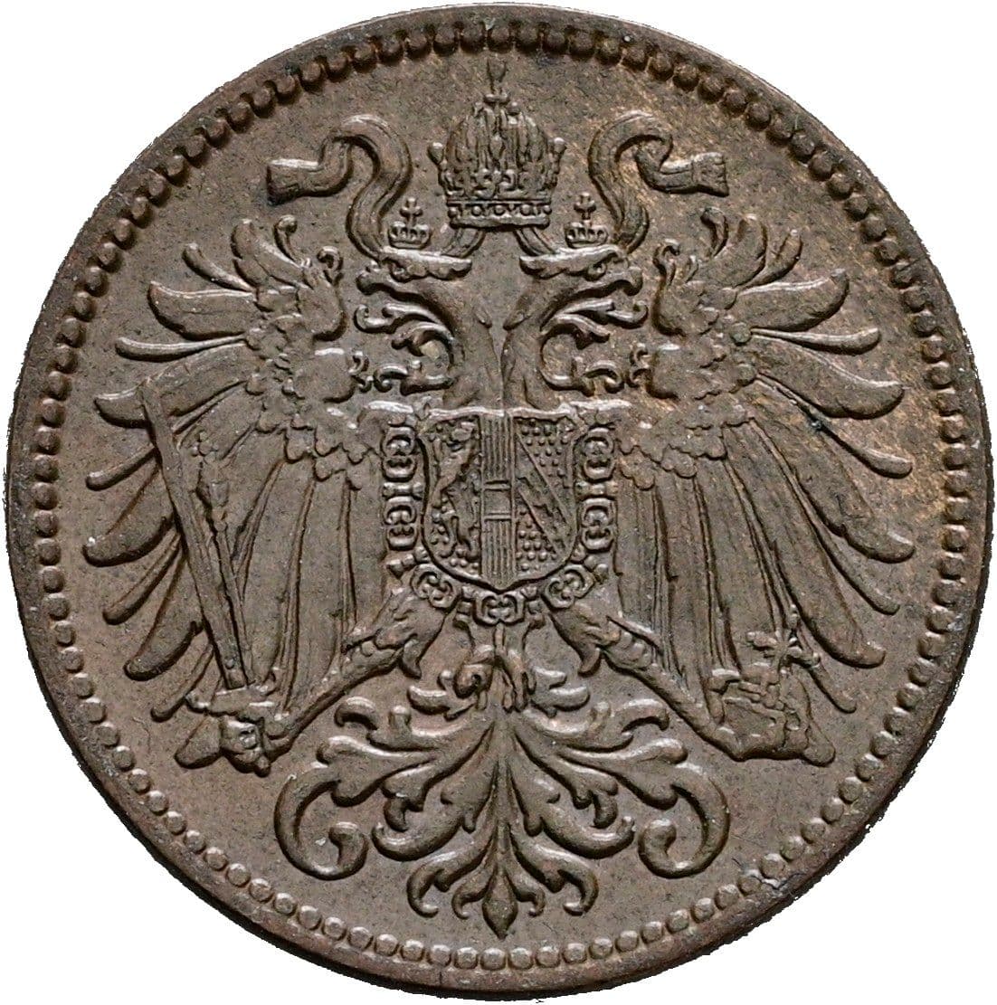 2 Heller Franz Joseph I. 1848-1916 1915 – Rückseite