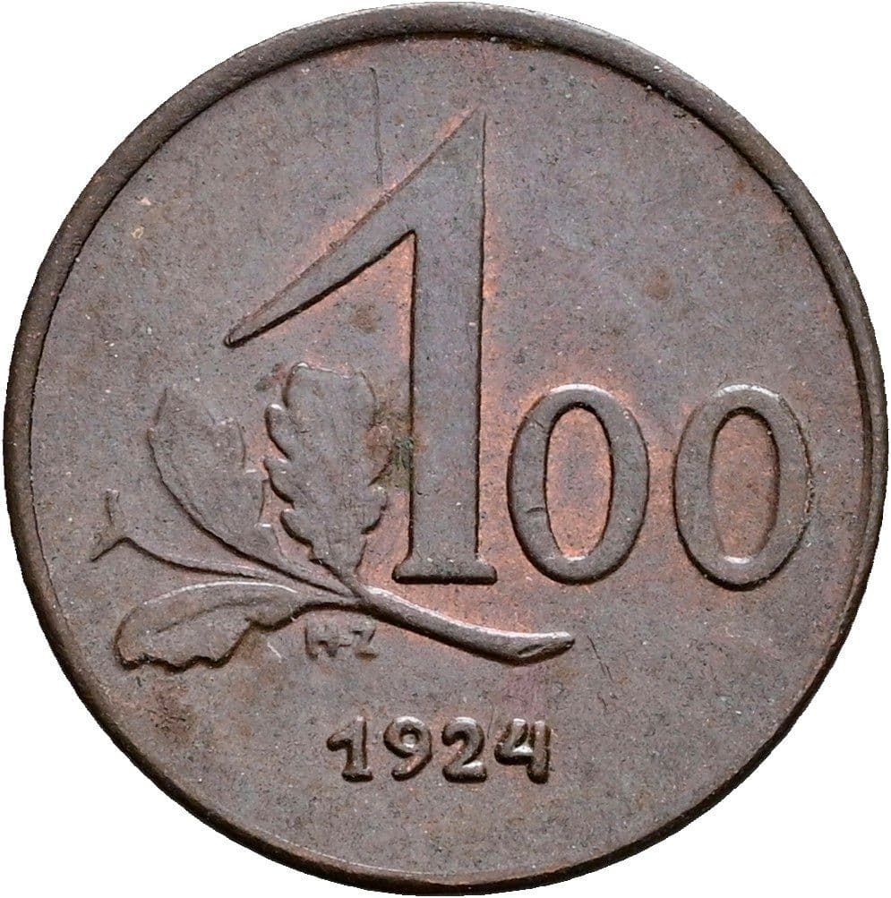 100 Kronen 1924 – Vorderseite