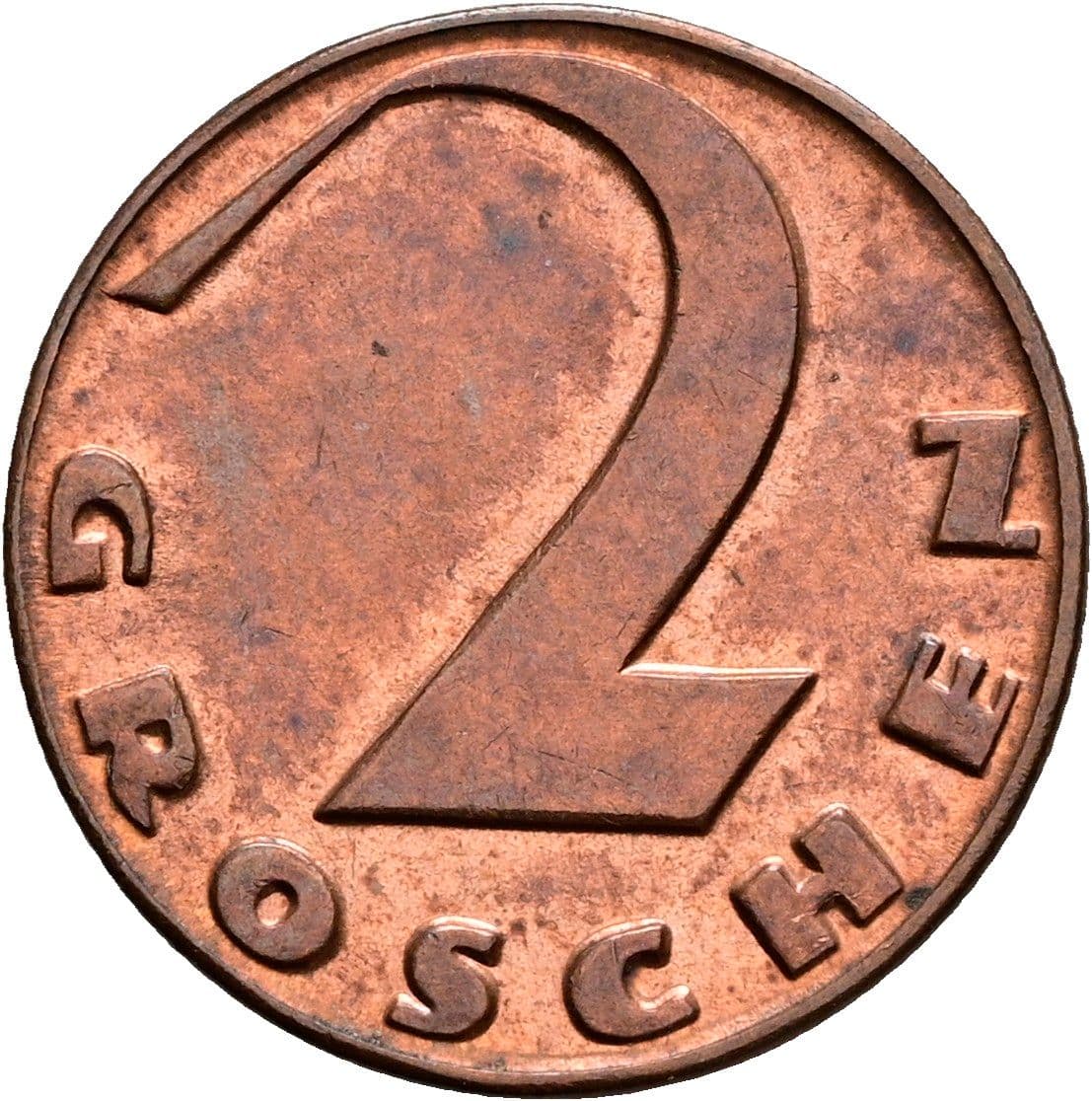 2 Groschen 1929 – Vorderseite