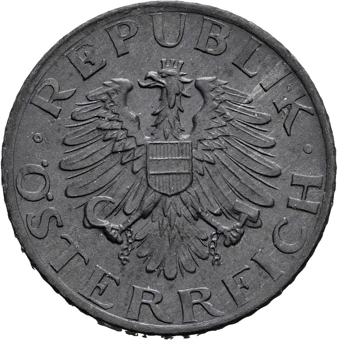 5 Groschen 1976 – Rückseite
