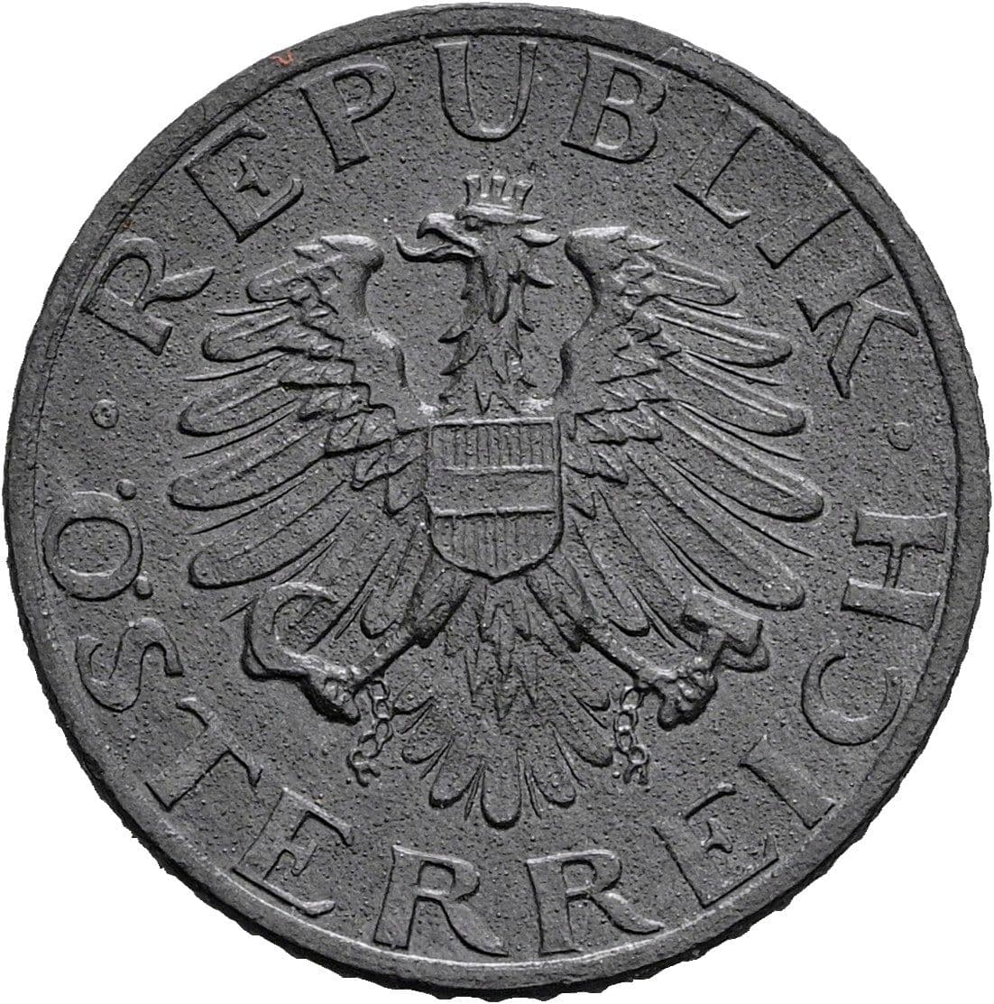 5 Groschen 1975 – Rückseite