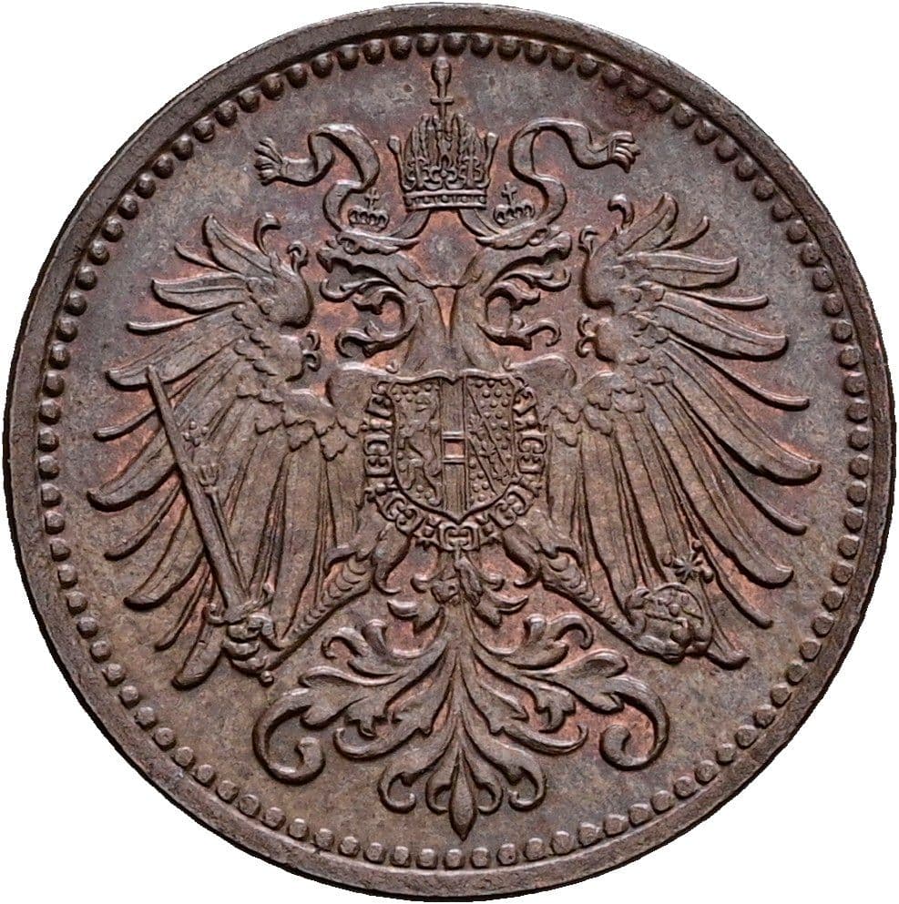 1 Heller Franz Joseph I. 1848-1916 1916 – Rückseite