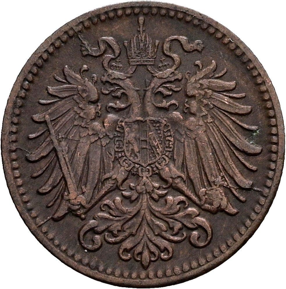 1 Heller Franz Joseph I. 1848-1916 1901 – Rückseite
