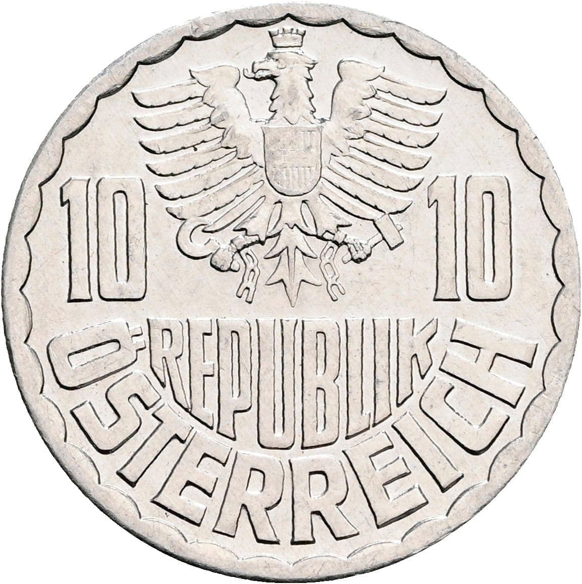 10 Groschen 1979 – Rückseite