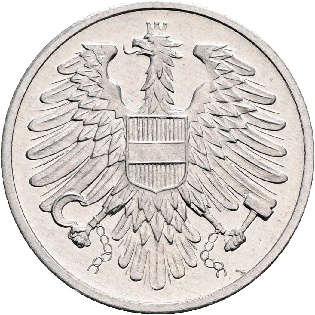 2 Groschen 1972 – Rückseite
