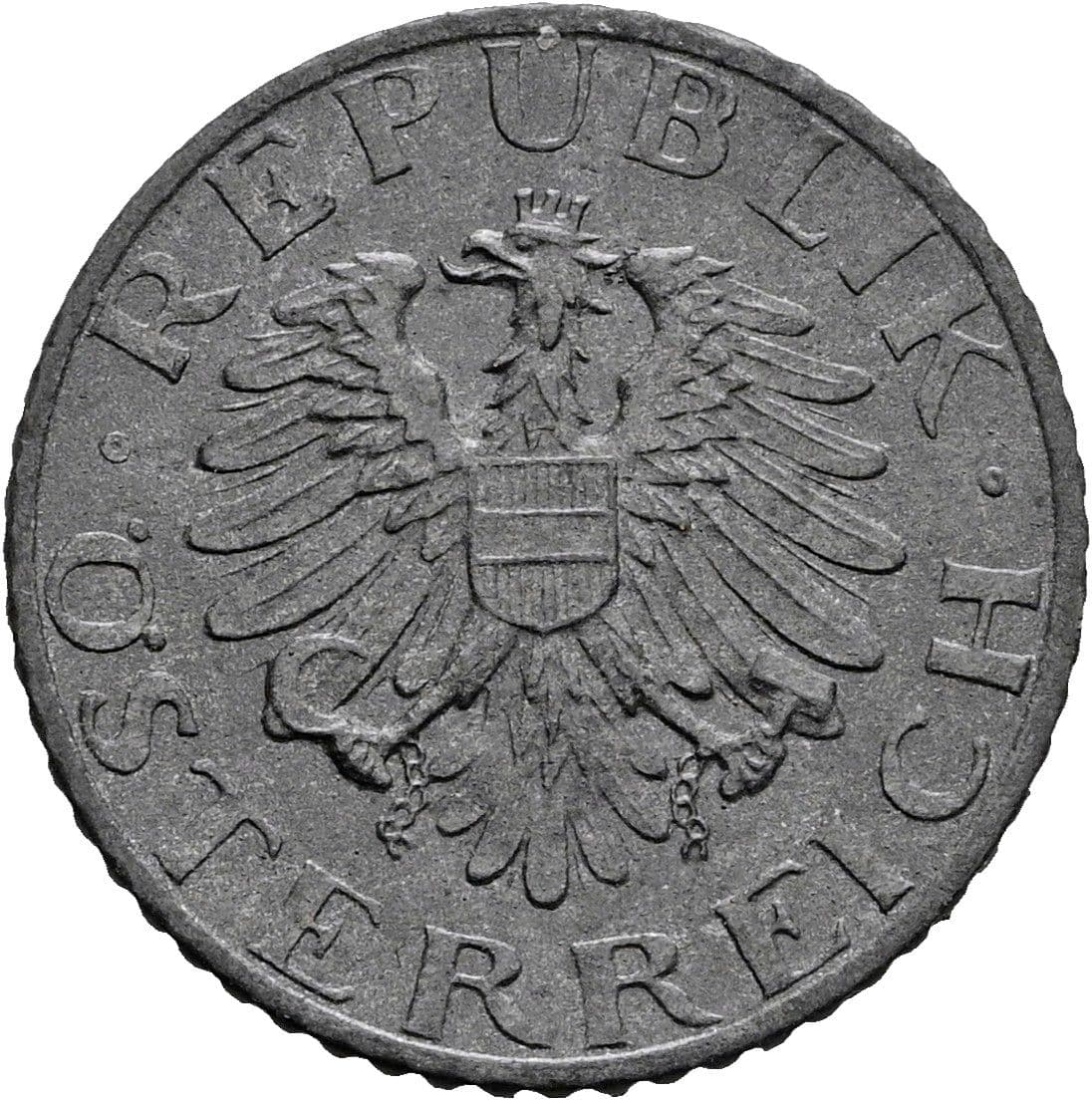 5 Groschen 1966 – Rückseite