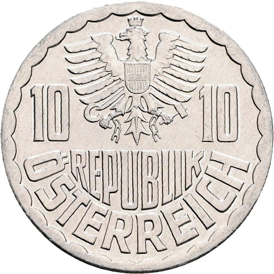 10 Groschen 1990 – Rückseite