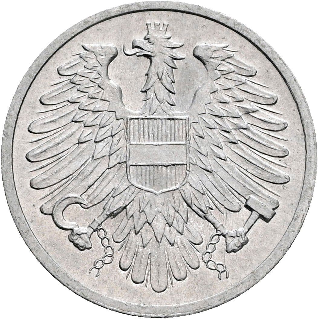 2 Groschen 1973 – Rückseite