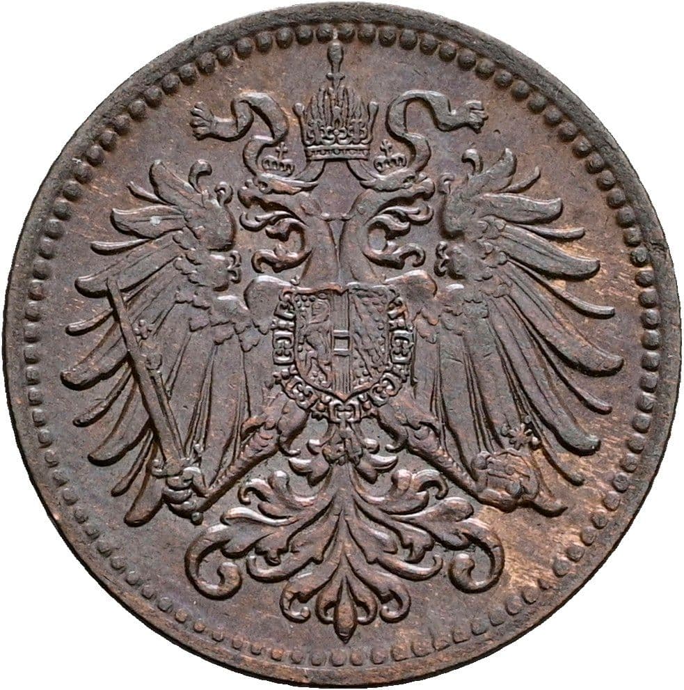 1 Heller Franz Joseph I. 1848-1916 1914 – Rückseite