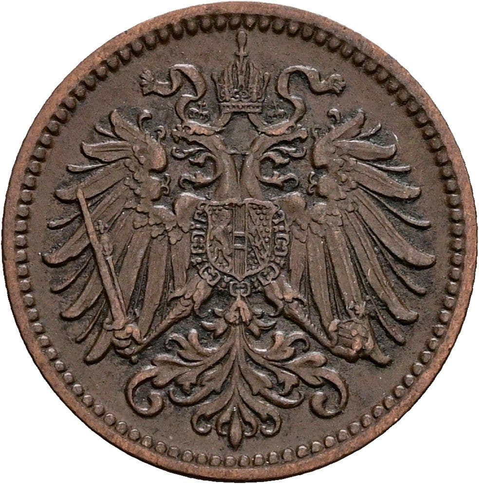 1 Heller Franz Joseph I. 1848-1916 1914 – Rückseite