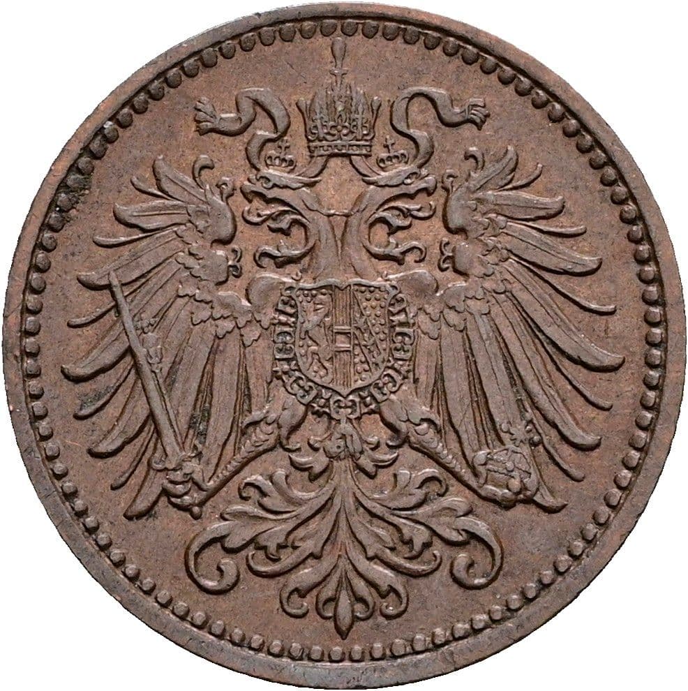 1 Heller Franz Joseph I. 1848-1916 1914 – Rückseite