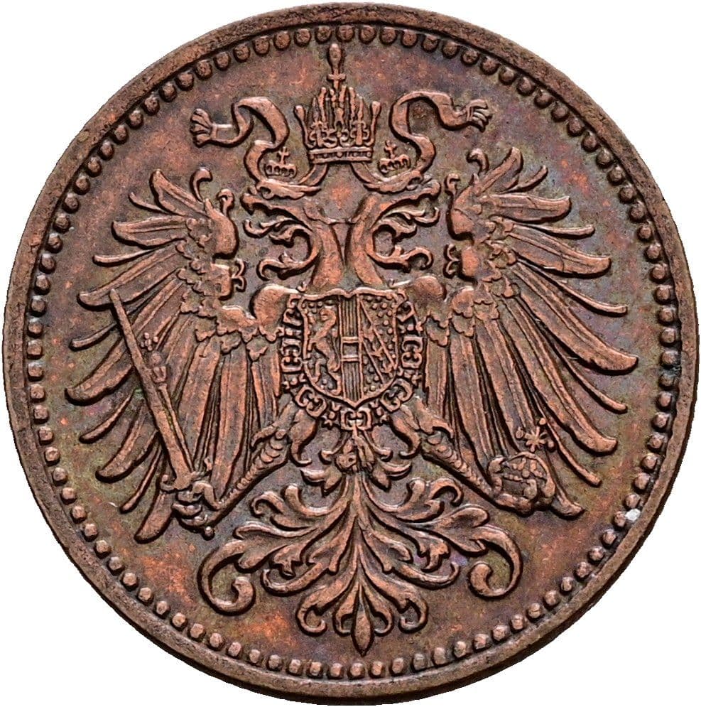 1 Heller Franz Joseph I. 1848-1916 1914 – Rückseite