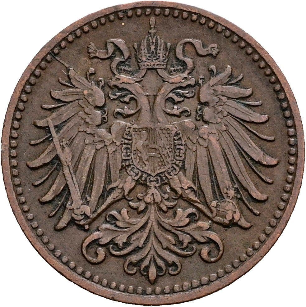 1 Heller Franz Joseph I. 1848-1916 1901 – Rückseite
