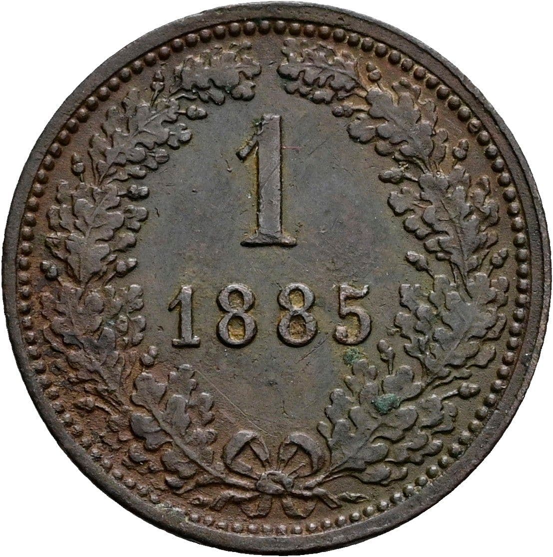 1 Kreuzer Franz Joseph I. 1848-1916 1885 – Vorderseite