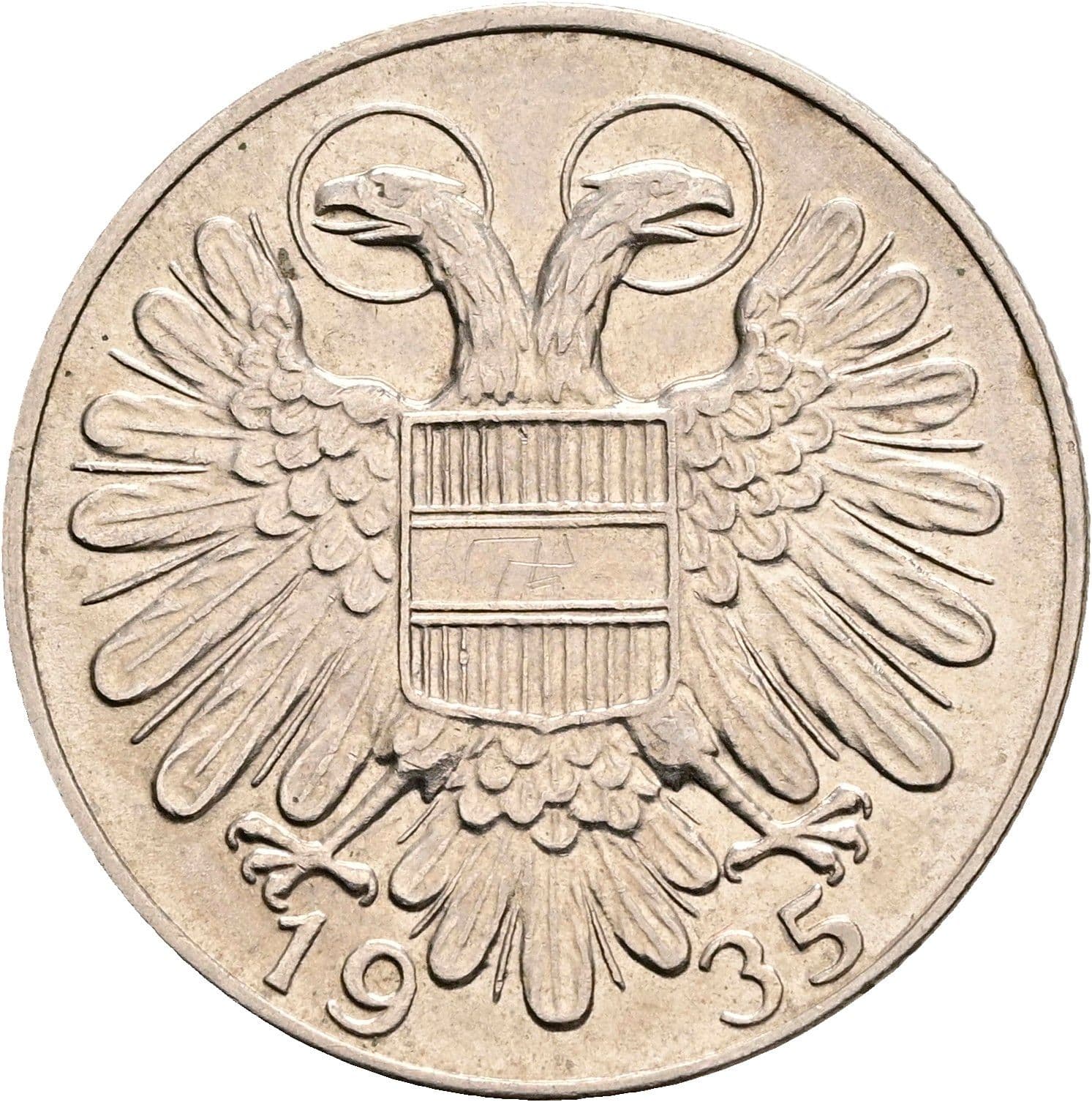 1 Schilling 1935 – Rückseite
