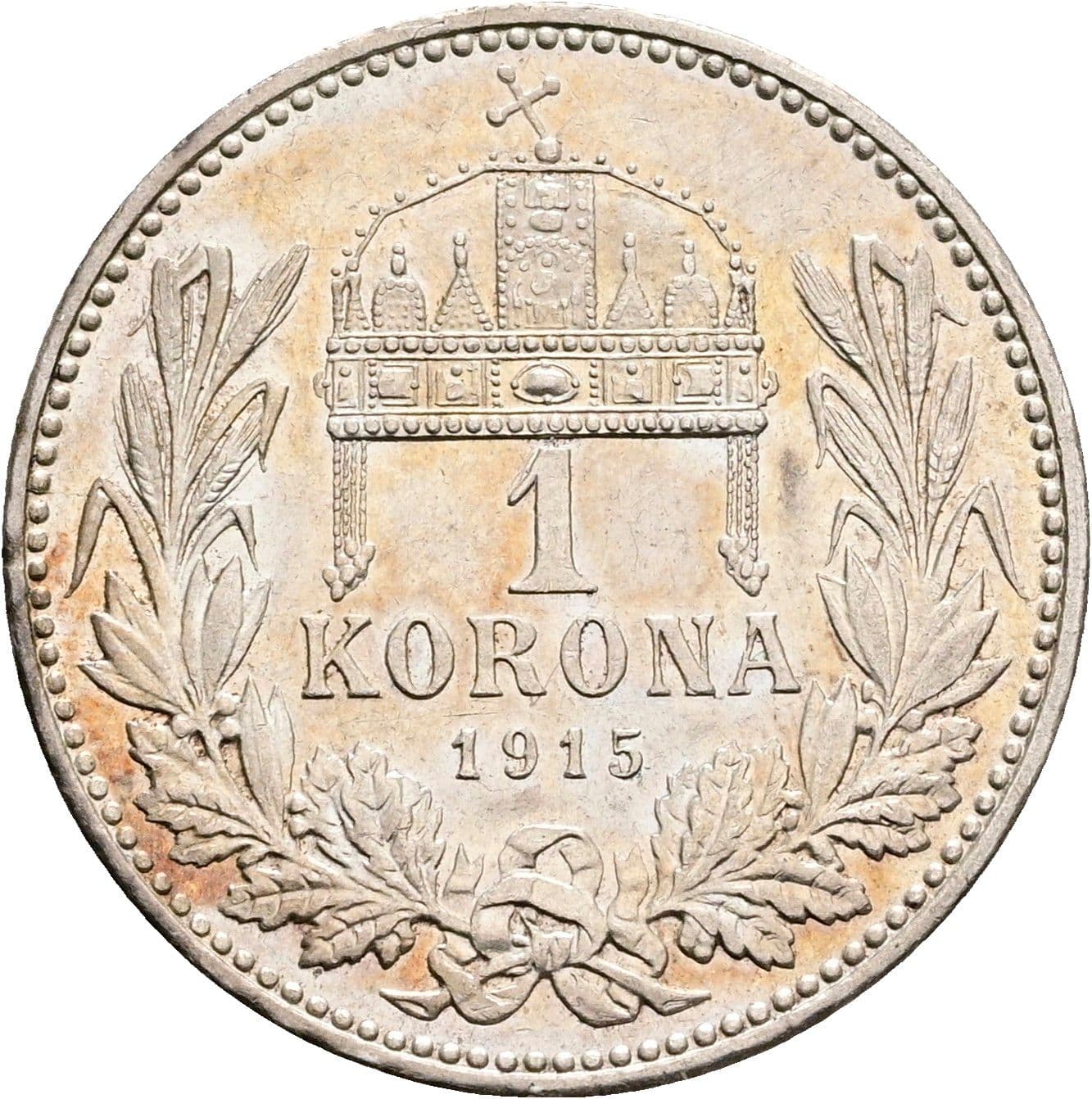 1 Korona Franz Joseph I. 1848-1916 1915 KB – Rückseite