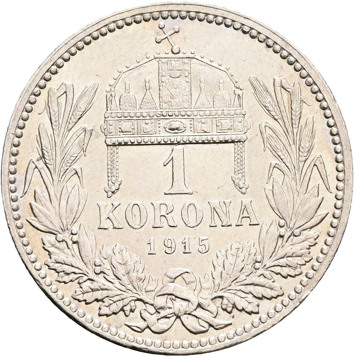 1 Korona Franz Joseph I. 1848-1916 1915 KB – Rückseite