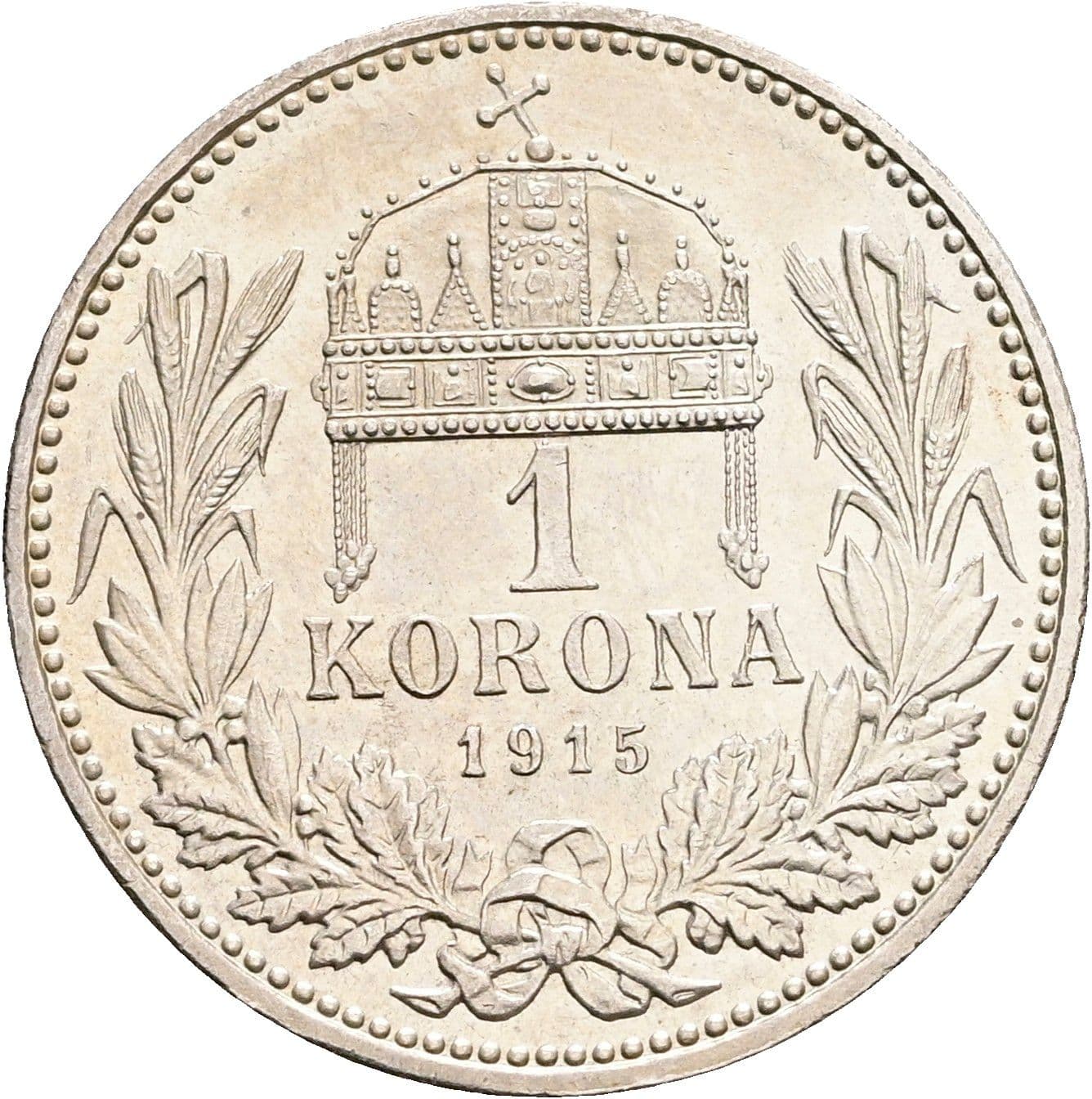 1 Korona Franz Joseph I. 1848-1916 1915 KB – Rückseite