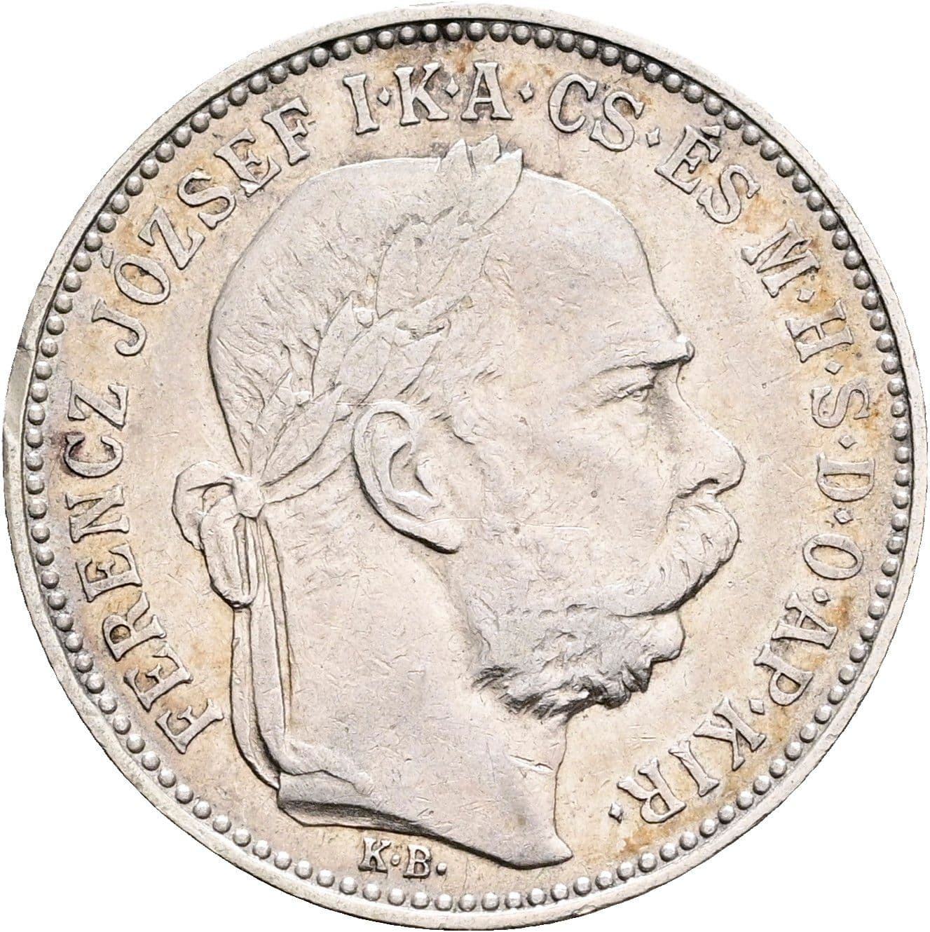 1 Korona Franz Joseph I. 1848-1916 1896 KB – Vorderseite