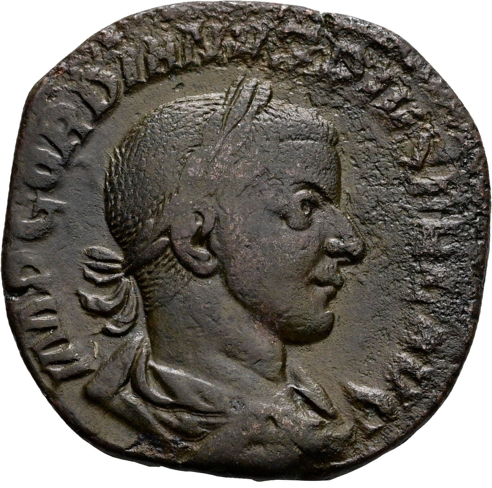 Sesterz Gordianus III. Pius 238-244 AC Rom – Vorderseite