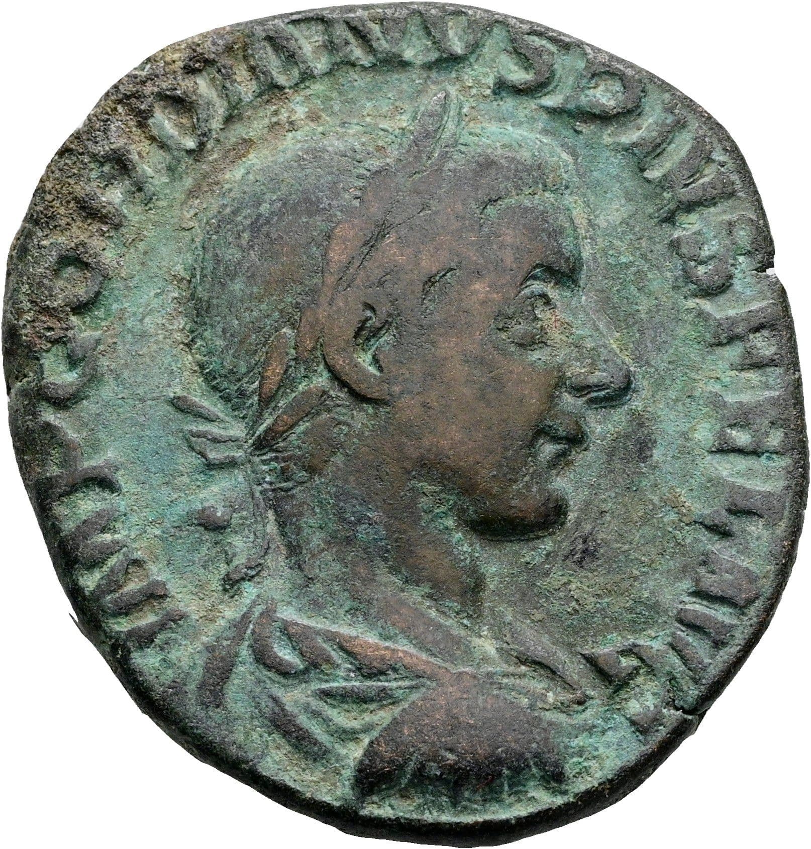 Sesterz Gordianus III. Pius 238-244 AC – Vorderseite