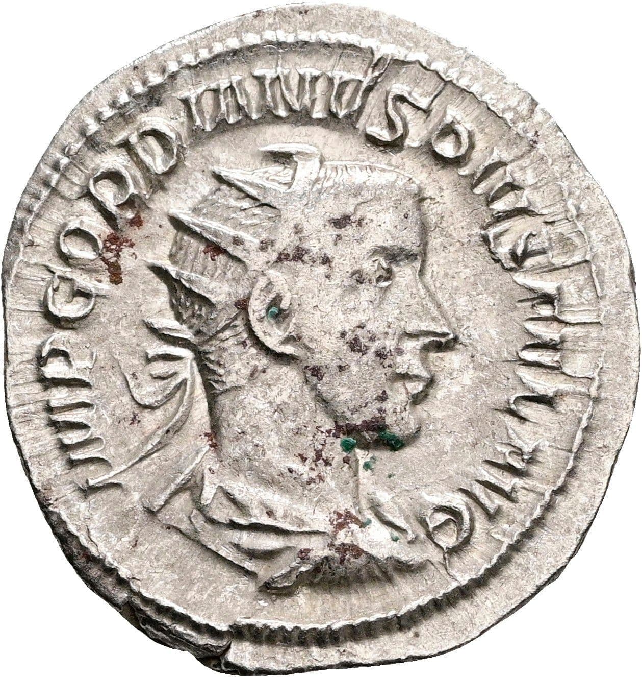 Antoninian Gordianus III. Pius 238-244 AC ohne Jahr – Vorderseite