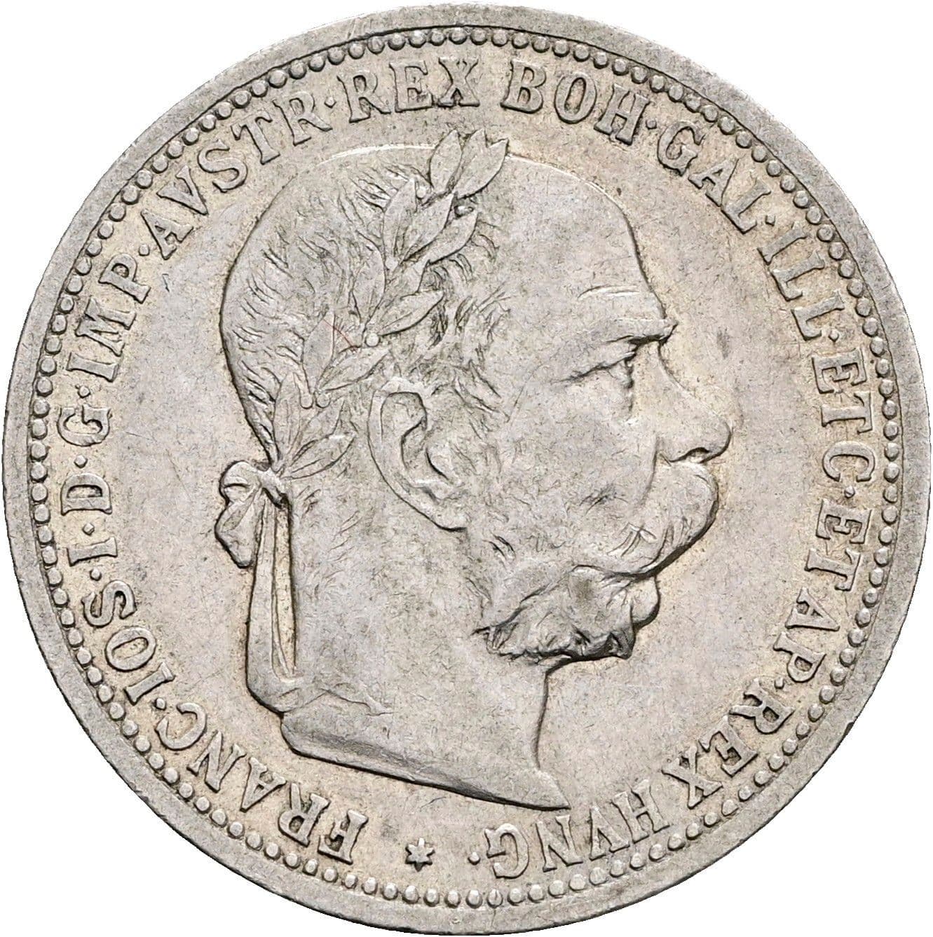 1 Krone Franz Joseph I. 1848-1916 1901 – Vorderseite
