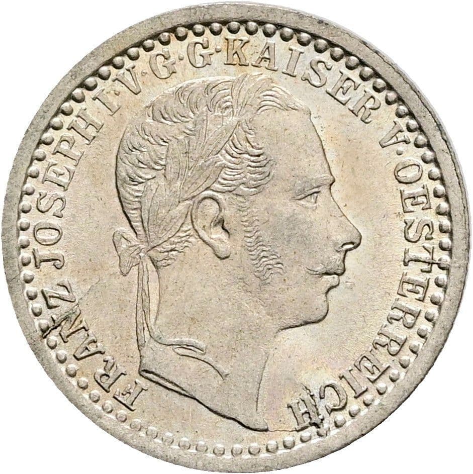5 Kreuzer Franz Joseph I. 1848-1916 1859 A – Vorderseite