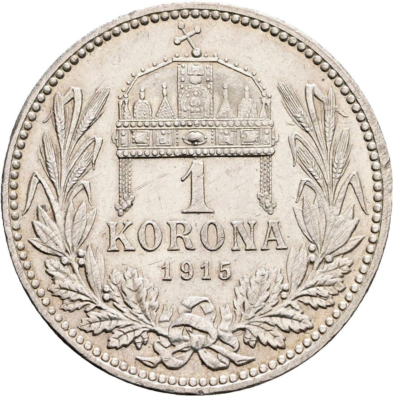 1 Korona Franz Joseph I. 1848-1916 1915 KB – Rückseite