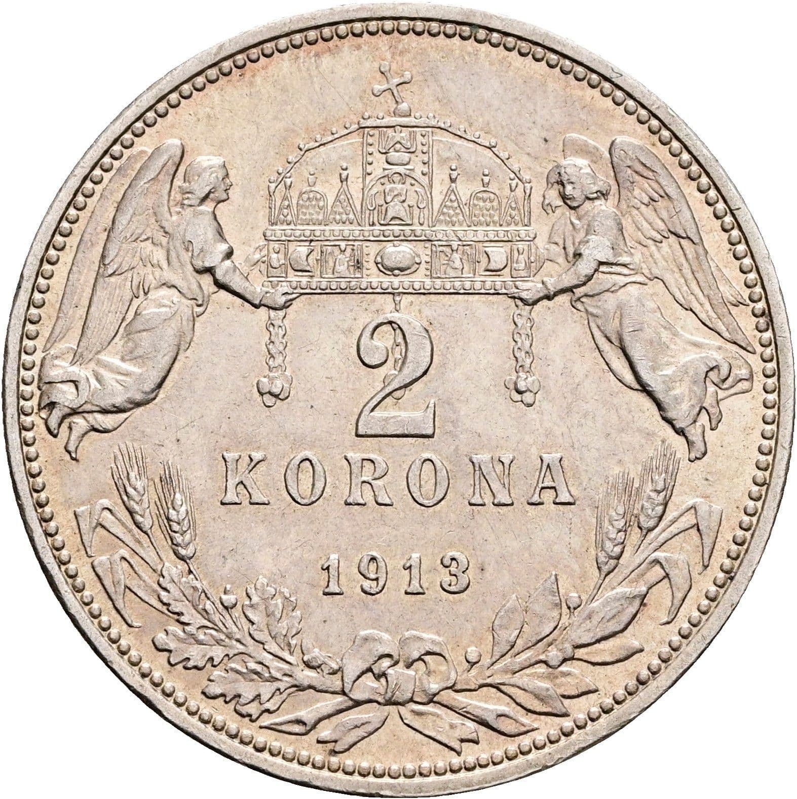 2 Korona Franz Joseph I. 1848-1916 1913 KB – Rückseite