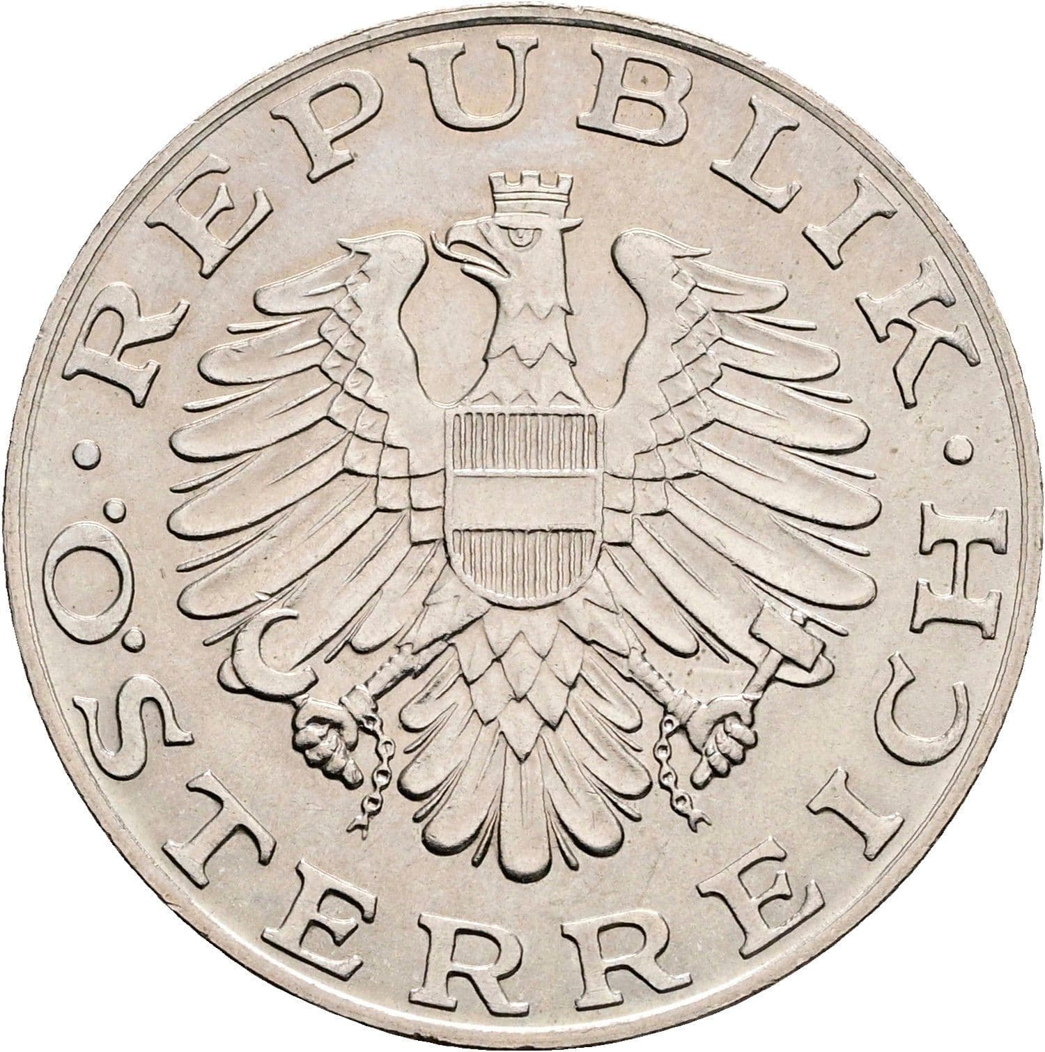 10 Schilling 1980 – Rückseite