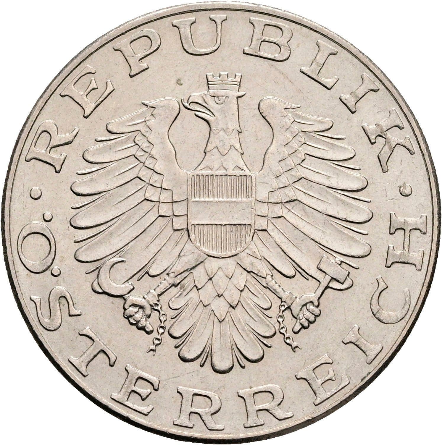 10 Schilling 1977 – Rückseite