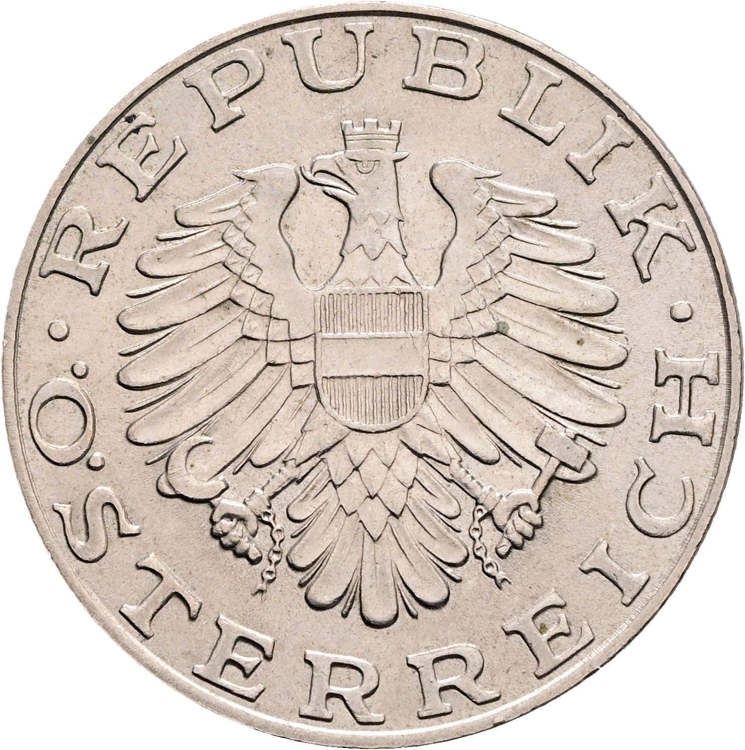 10 Schilling 1980 – Rückseite