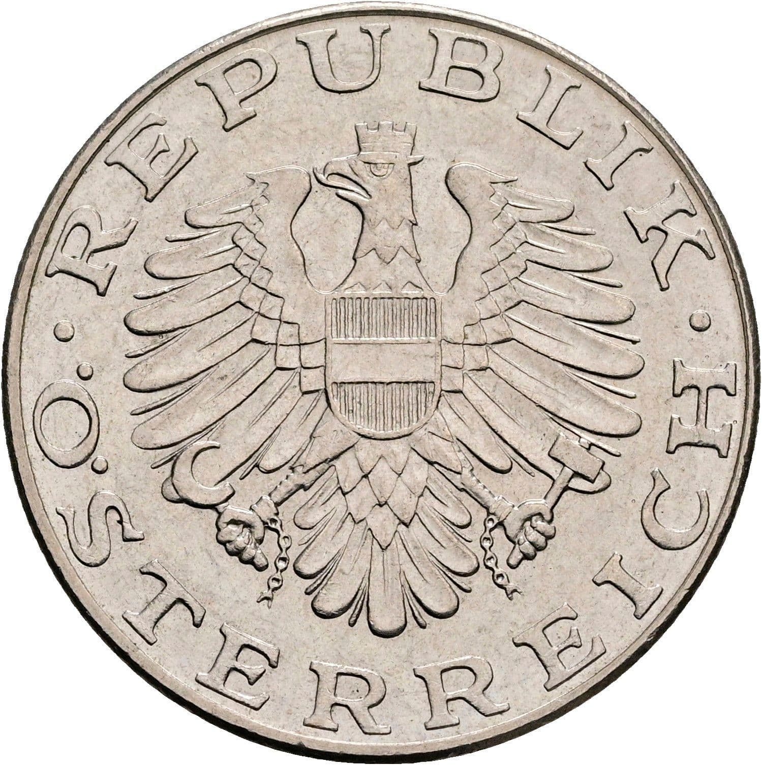 10 Schilling 1975 – Rückseite