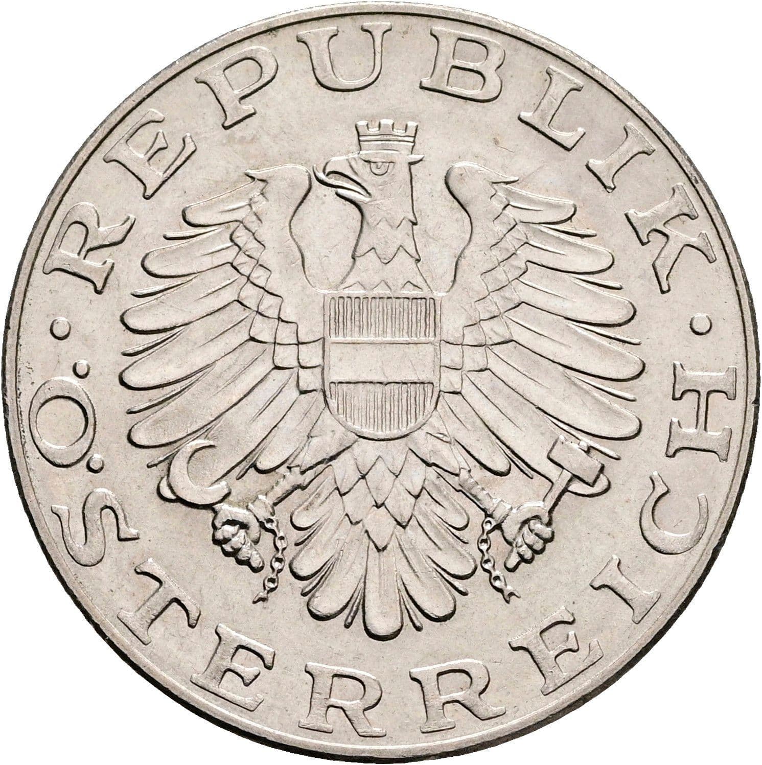 10 Schilling 1974 – Rückseite