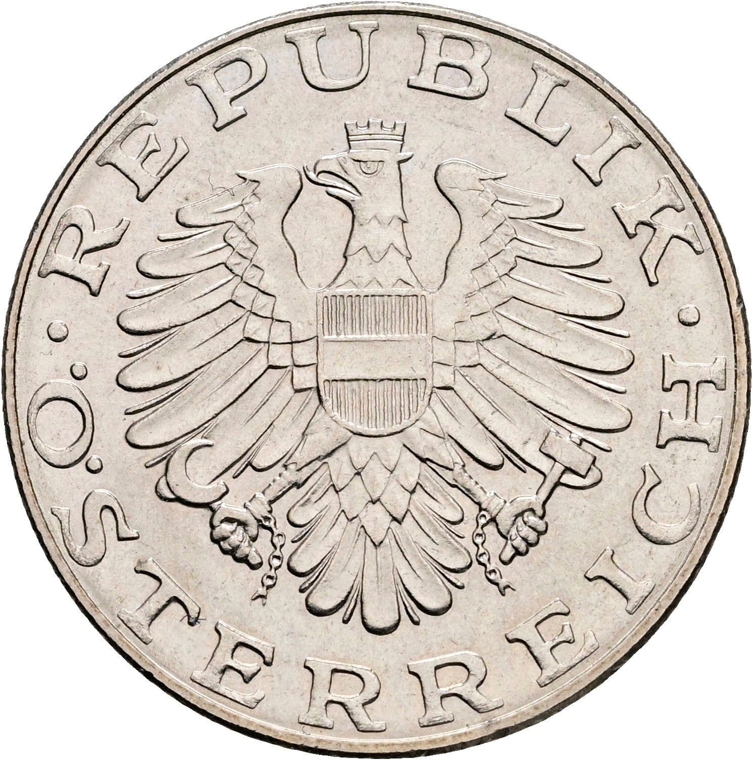10 Schilling 1979 – Rückseite