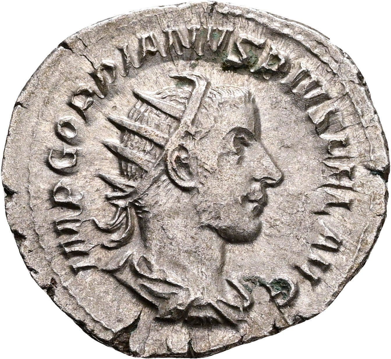 Antoninian Gordianus III. Pius 238-244 AC ohne Jahr – Vorderseite