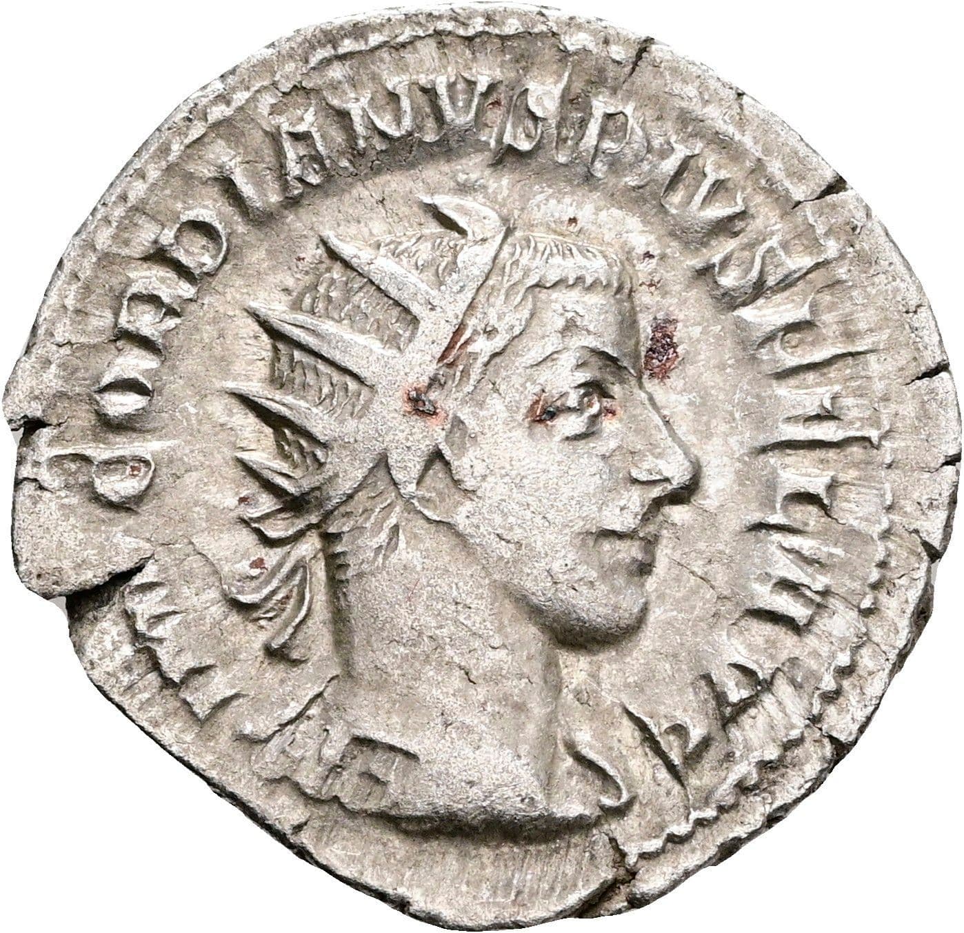 Antoninian Gordianus III. Pius 238-244 AC ohne Jahr – Vorderseite