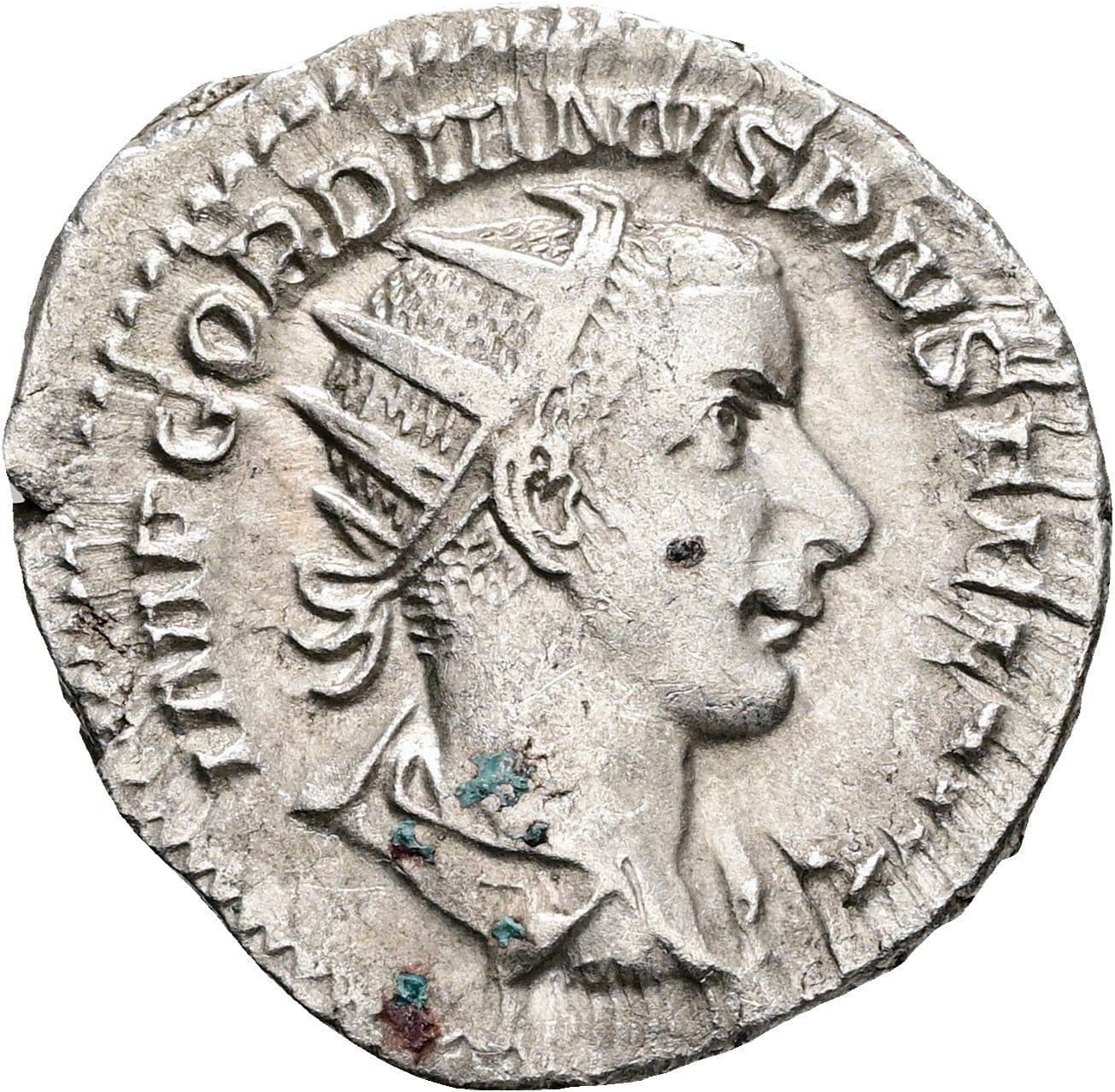 Antoninian Gordianus III. Pius 238-244 AC ohne Jahr – Vorderseite