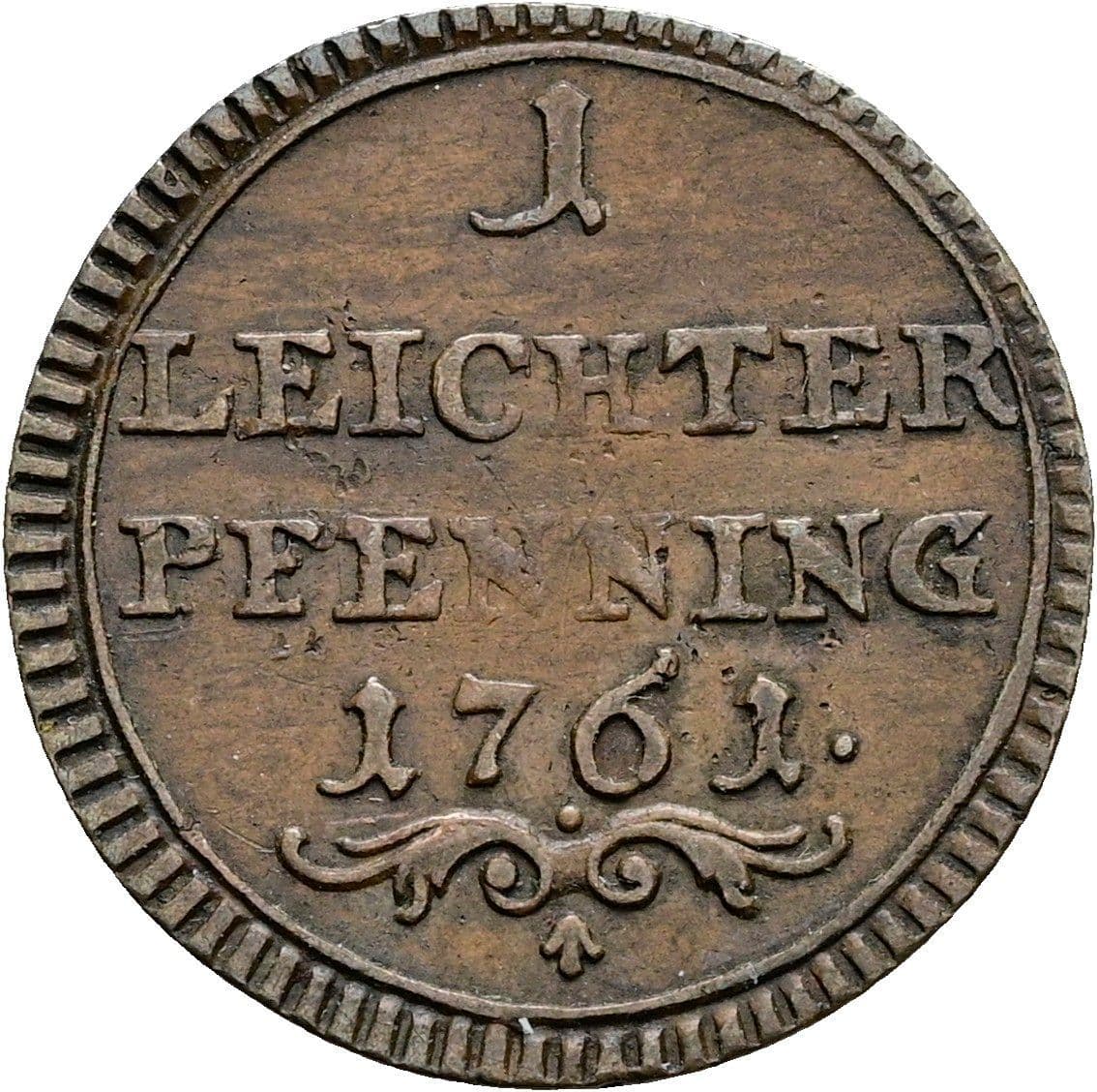 1 leichter Pfennig