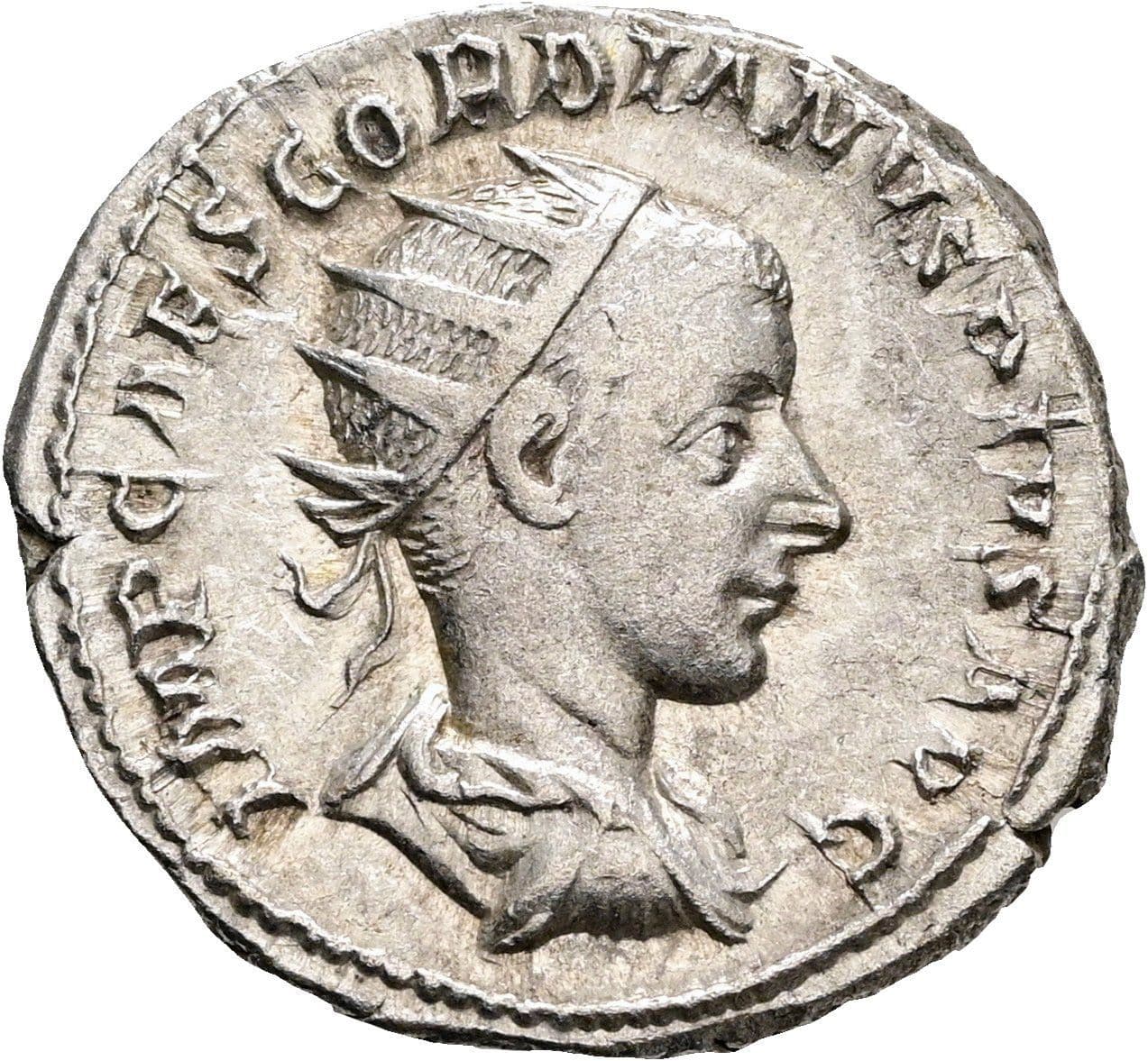 Antoninian Gordianus III. Pius 238-244 AC ohne Jahr – Vorderseite