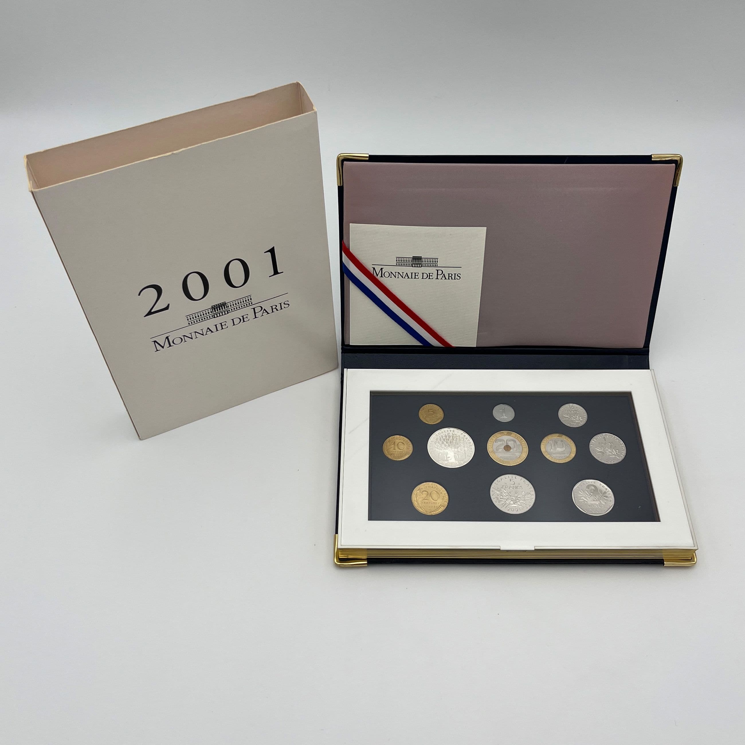 Francs Proof Set 2001 – Vorderseite