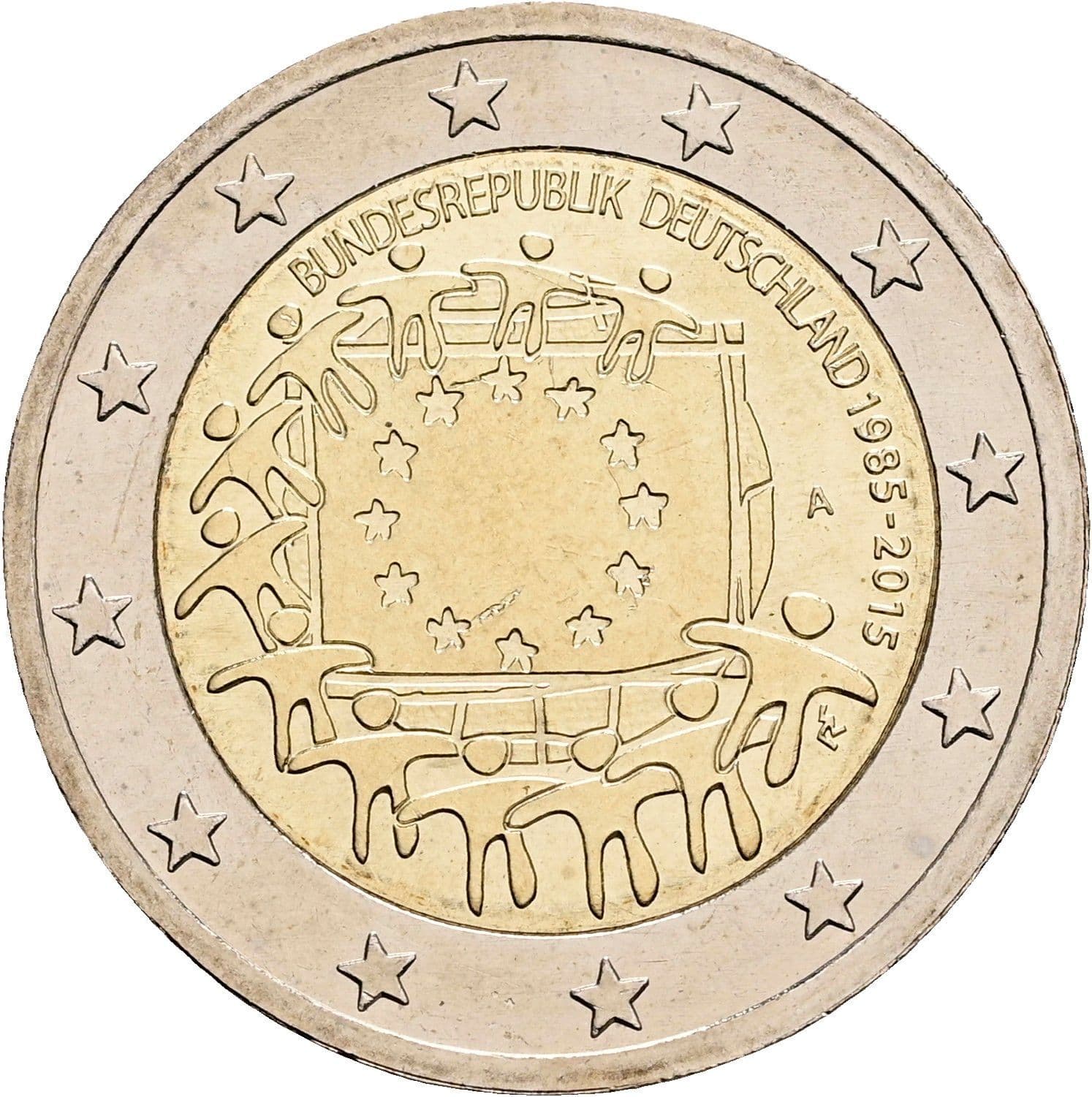 2 Euro 2015 – Rückseite