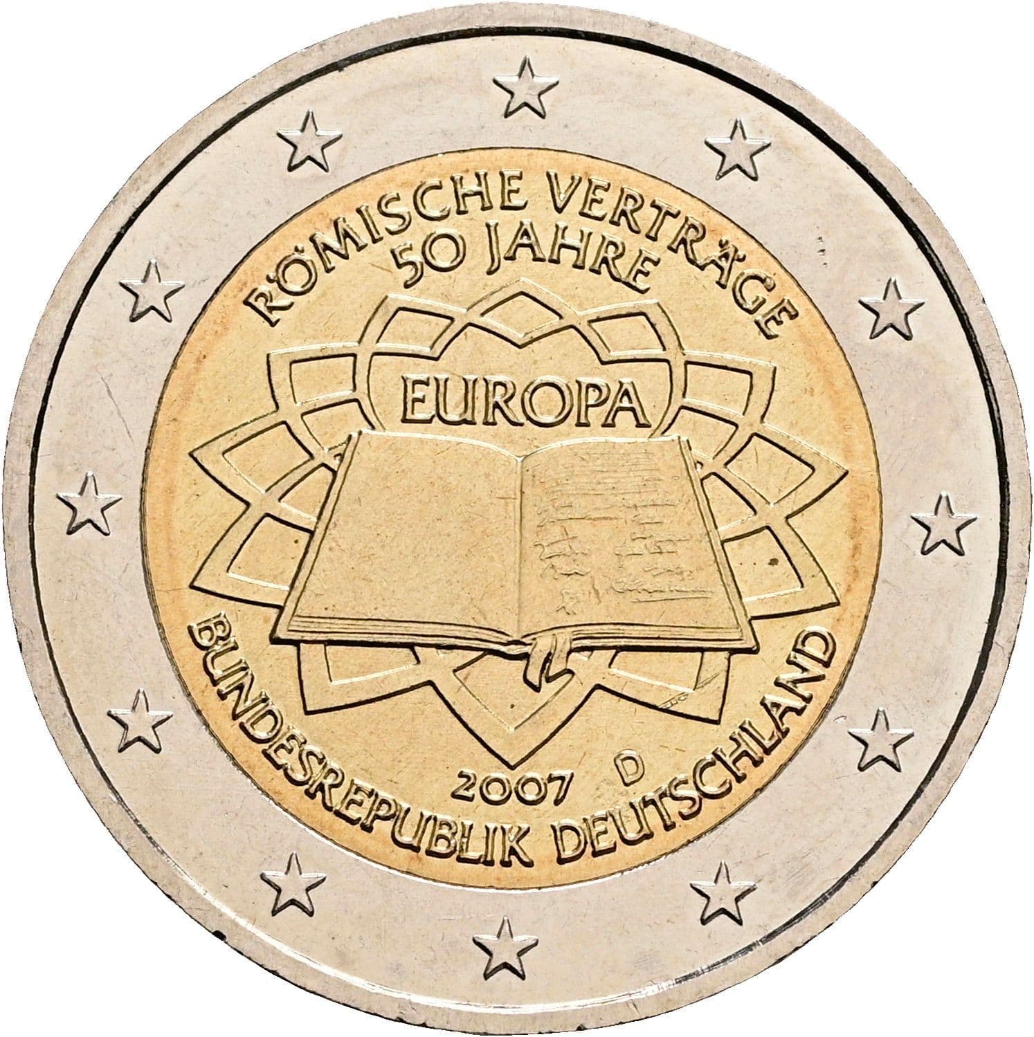 2 Euro 2007 – Rückseite