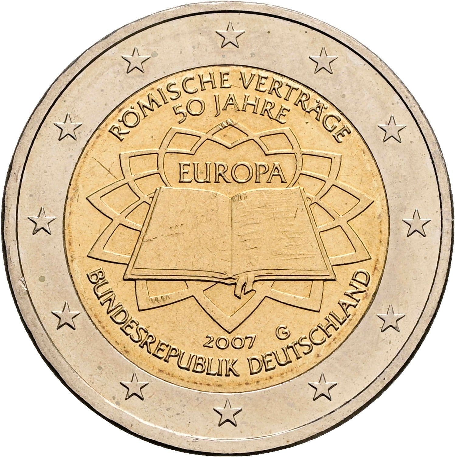 2 Euro 2007 – Rückseite