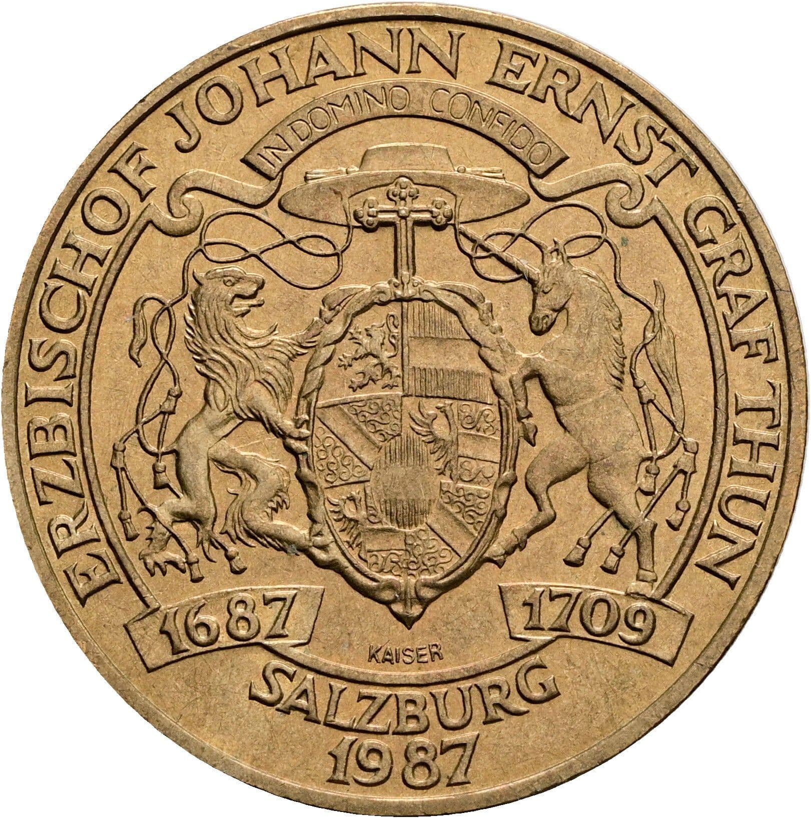 20 Schilling 1987 – Rückseite