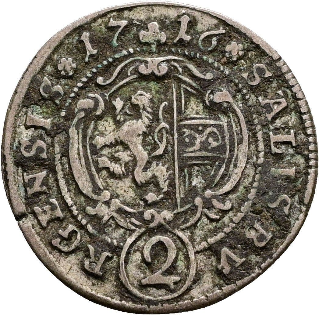 2 Kreuzer (1/2 Reichsbatzen)