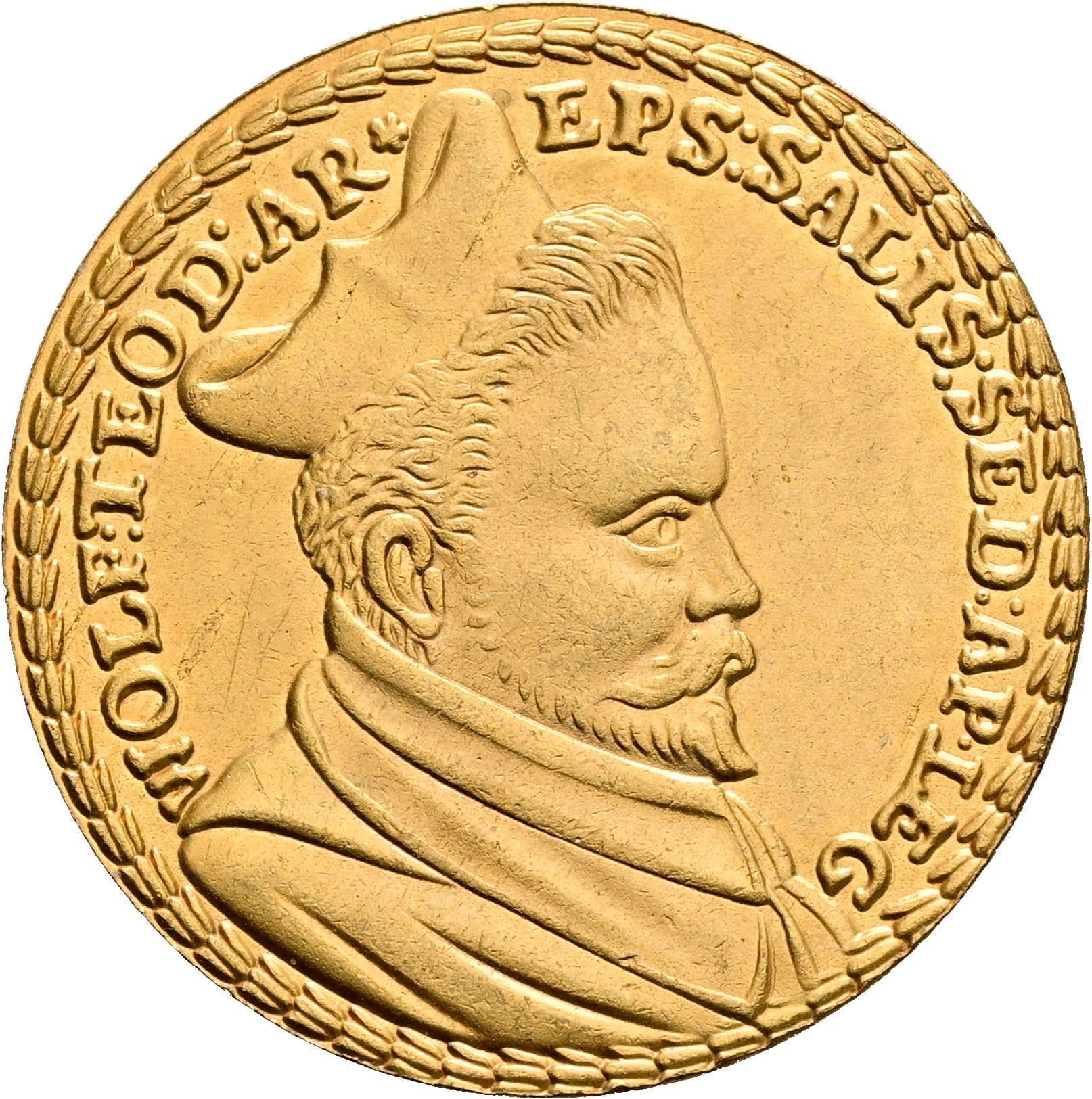 moderne Nachprägung des 5-fachen Dukaten auf die Wahl