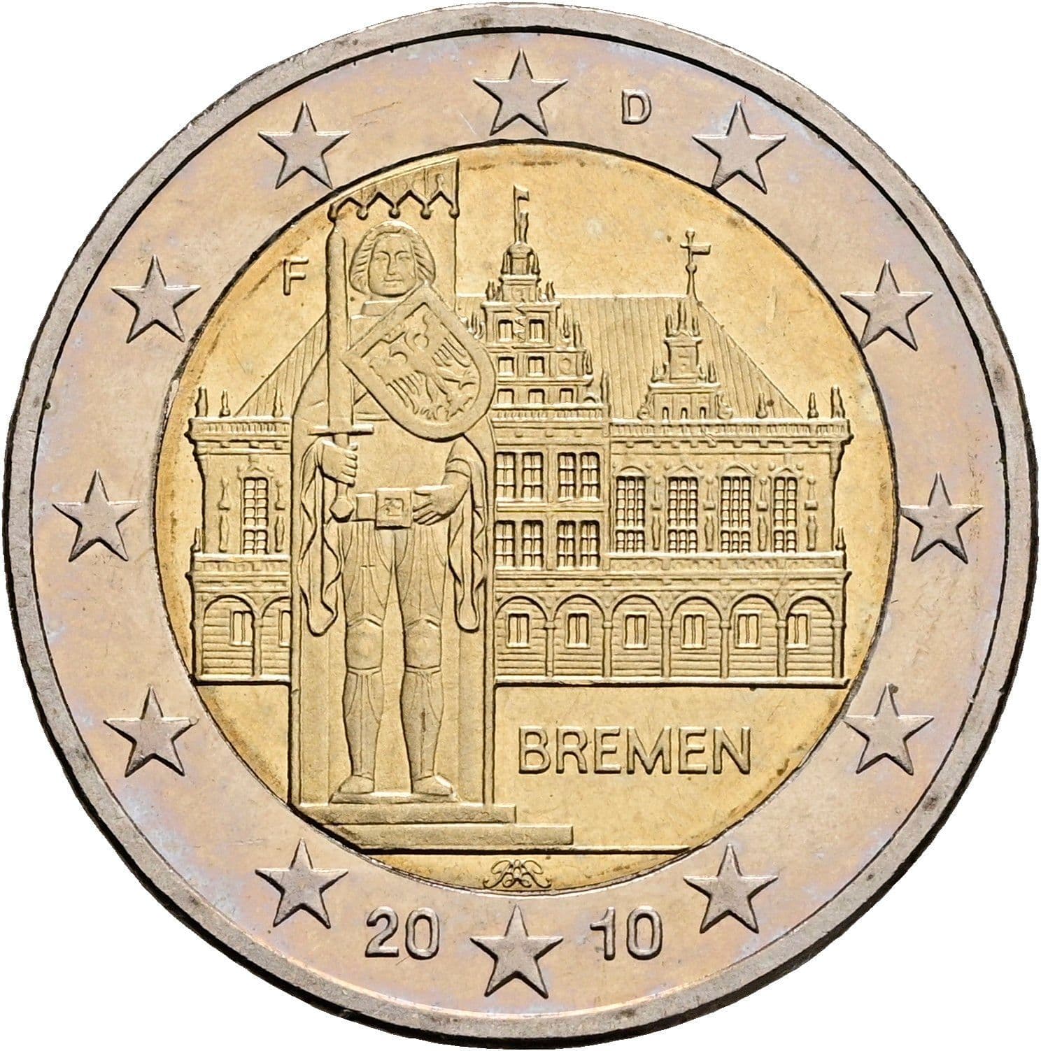 2 Euro 2010 – Rückseite