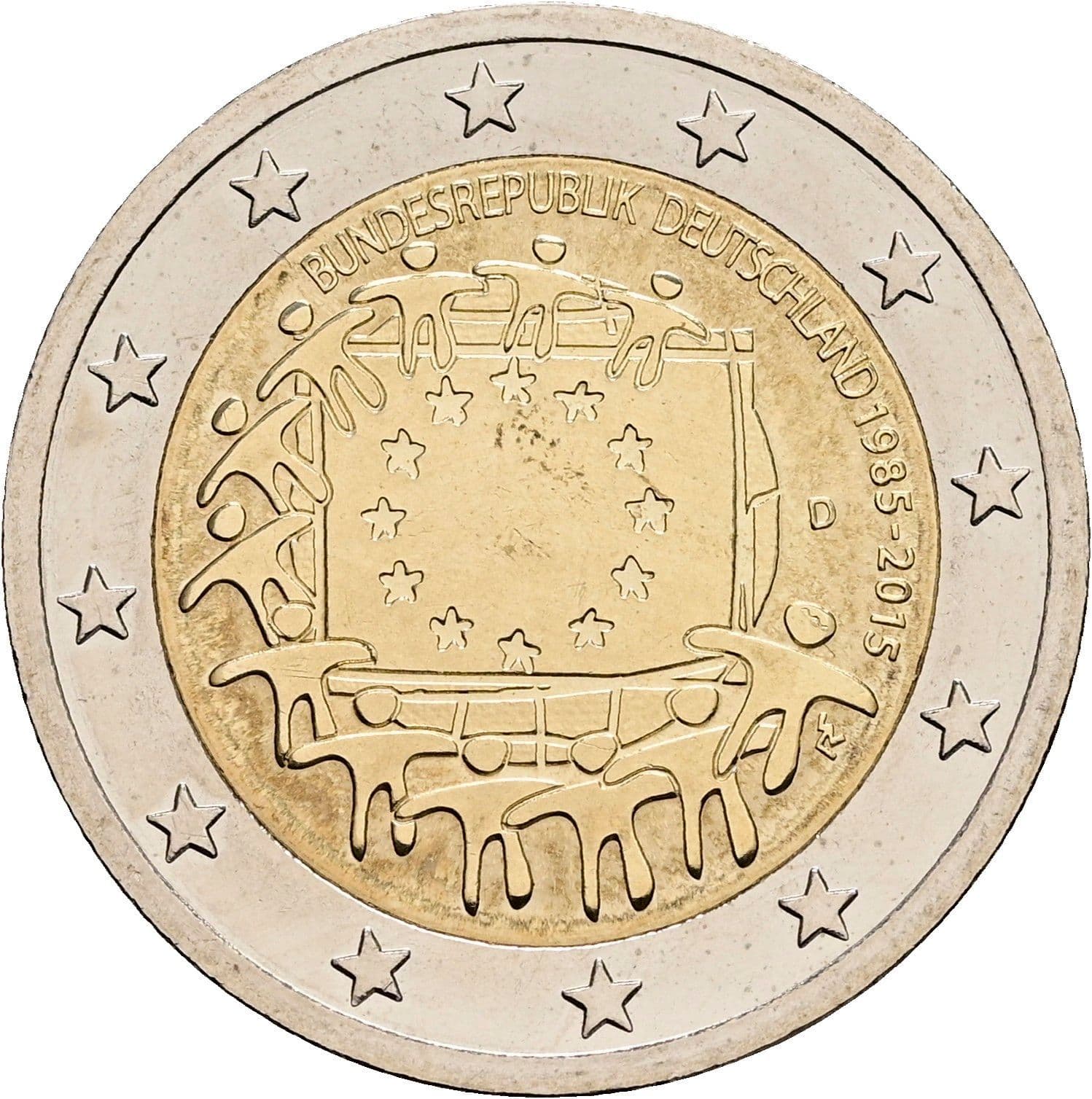 2 Euro 2015 – Rückseite